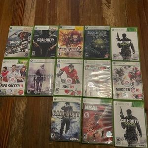 Xbox 360 game lot